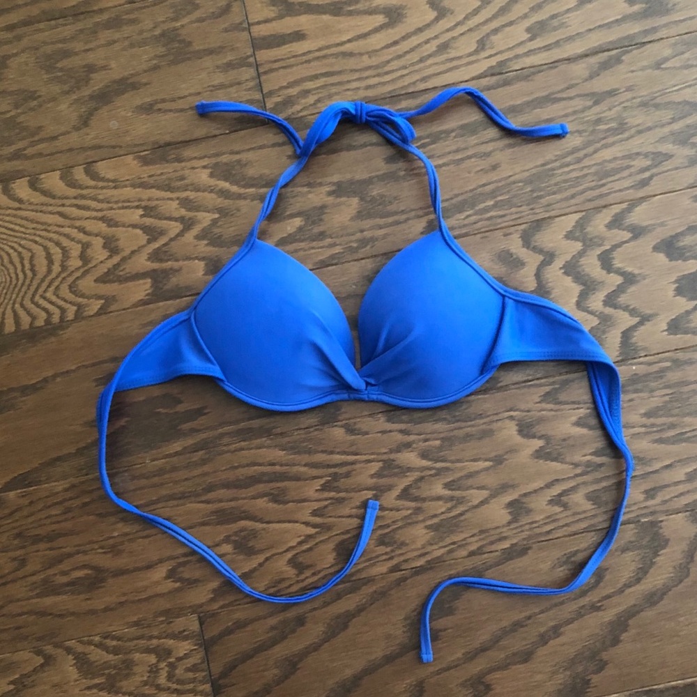 Blue Bikini Top